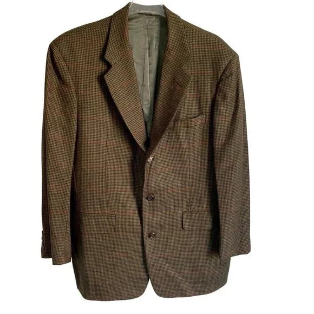 Neiman Marcus 3 Button Sports Coat Jacket Blazer Size 42L